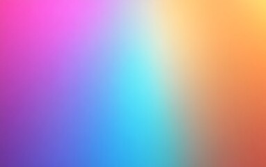 Vibrant gradient background.