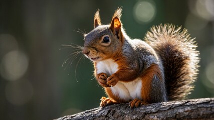 Obraz premium squirrel in the park