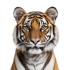 Obraz premium Majestic Portrait of a Wild Tiger with Striking Facial Features