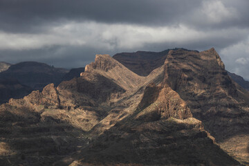 landscape with sky and clouds, Gran Canaria