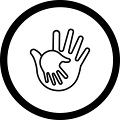 Fototapeta premium Hand Vector Icon Design