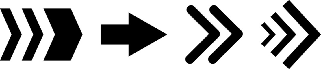 Arrows vector collection. Different black Arrows icons vector set. Abstract elements for business infographic, presentation, web, game, ui design.