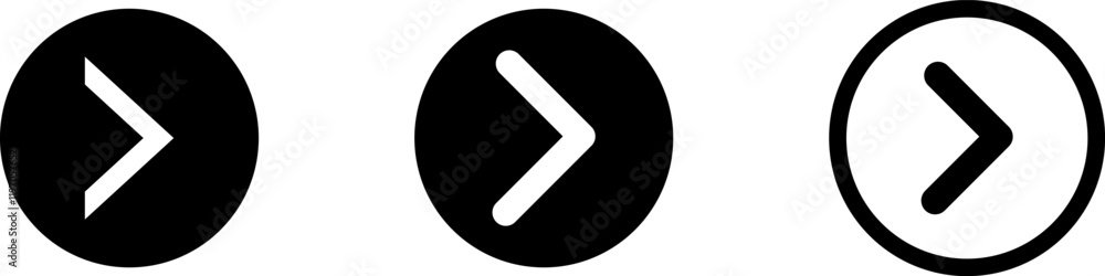 Aufkleber arrows vector collection. different black arrows icons vector set. abstract elements for business in