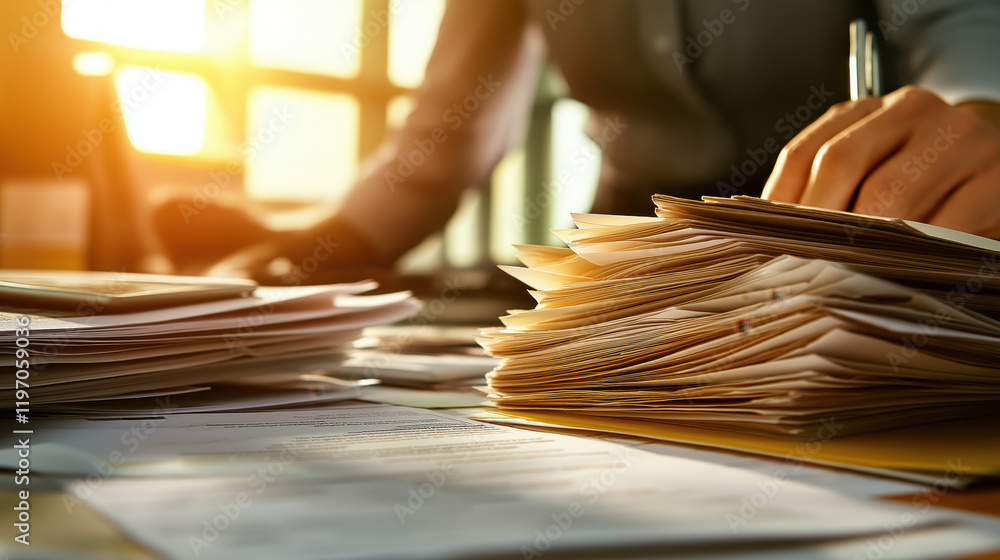 Poster document organization and management strategies office workspace business insights productive enviro