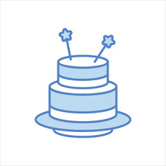Birthday Cake vector icon