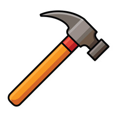 hammer isolated on white