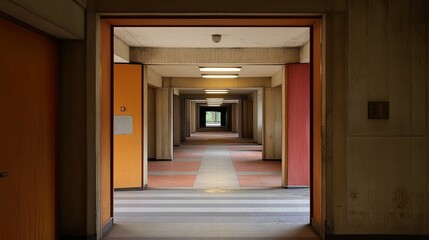 Abandoned Japanese College Interior 