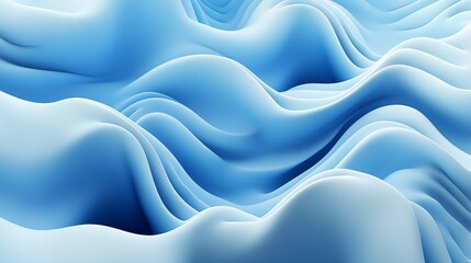 Obraz premium Abstract Blue Wave Background