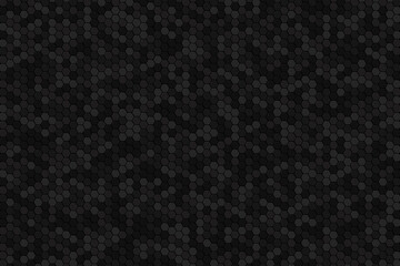 Abstract modern background hexagons texture on a dark background, vector honeycomb template backdrop banner.