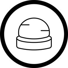 Fototapeta premium Bosu Ball Vector Icon Design