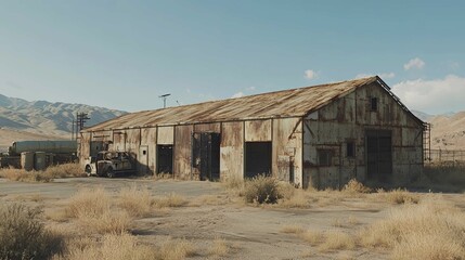 Abandoned military base 