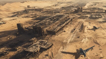 Fototapeta premium Abandoned military base 