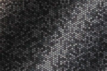 Fototapeta premium Abstract modern background hexagons texture on a dark background, vector honeycomb template backdrop banner.