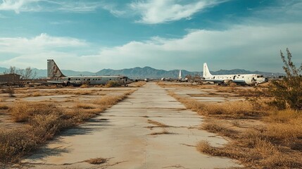 Abandoned military base 