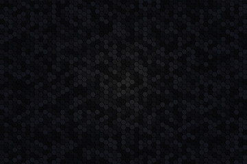 Fototapeta premium Abstract modern background hexagons texture on a dark background, vector honeycomb template backdrop banner.