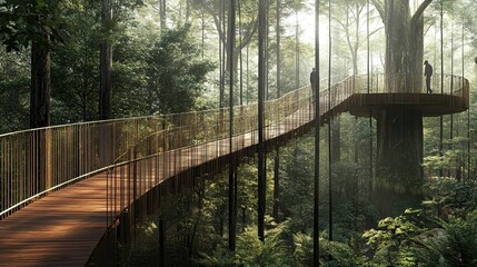 Fototapeta premium Forest Canopy Walk