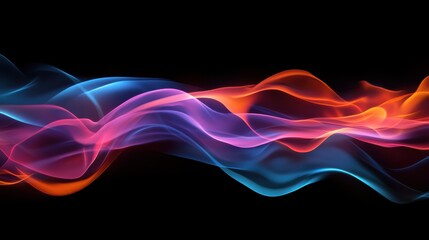 Fototapeta premium Abstract fire art in an abstract representation, blending unique colors and surreal effects