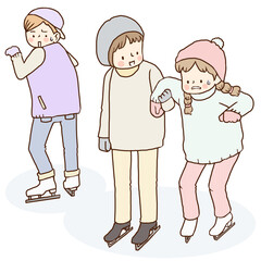 友達とスケートを楽しもう