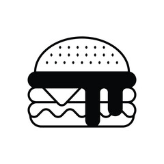 Burger vector icon