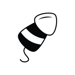 Firecracker vector icon