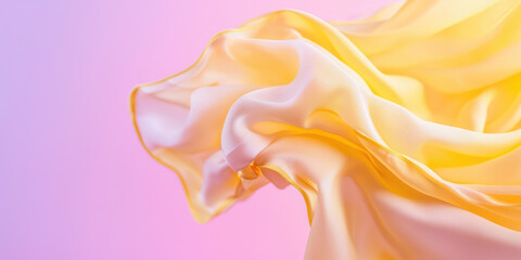 Floating 3d fabric folders, minimal style, abstract Desktop wallpaper design for cover, invitation background, packaging design, wall art and print.