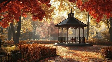 Romantic Gazebo in the Park 