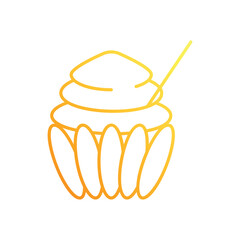 Cupcake vector icon
