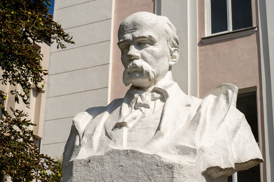Taras Shevchenko monument poet. Ukraine, Truskavets - August 11 2024