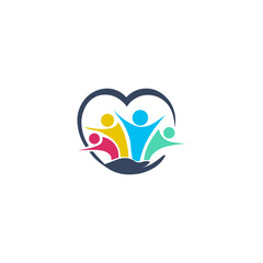 non profit logo designs vector concept