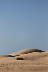 sand dunes in the desert, Maspalomas, Gran Canaria