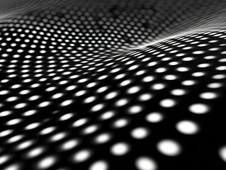 Abstract 3D Background Dots Wave