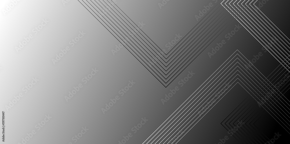 Leinwandbilder Abstract modern grey stripes rectangle layer overlapping dynamic shape background. abstract grey gradient background with layered dimension. abstract design for business corporate presentation vector	