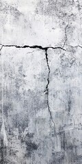 Obraz premium Cracked Concrete Wall Texture Grey Urban Background