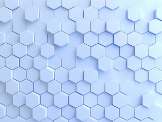 Fototapeta premium Abstract 3D Hexagon Background