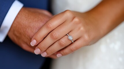 Romantic moment shared between a couple in a loving embrace