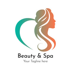 Beauty and Spa Colourful Minimalist logo