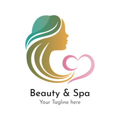 Beauty and Spa Colourful Minimalist logo