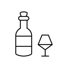 Wine vector icon