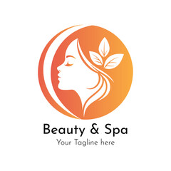 beauty and spa logo design template