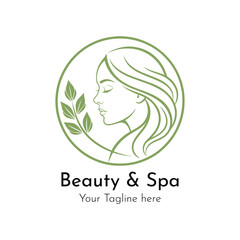 beauty and spa logo design template