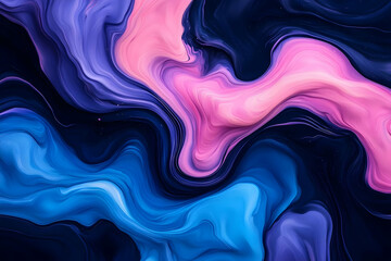 Obraz premium Abstract Swirling Blue Pink Background