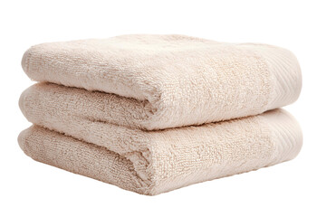 Soft Towels Stacked,  Beige Texture, Transparent Background,  Fluffy Bath Towels,  Cozy Home Decor,  Relaxing Spa Ambiance
