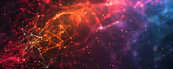 A colorful background with a lot of dots