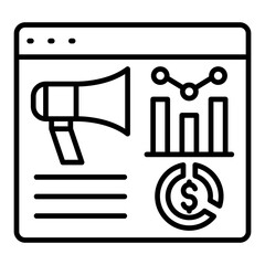 Online marketing Icon