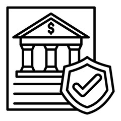 Bank policy Icon