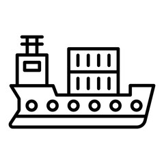 Cargo ship Icon