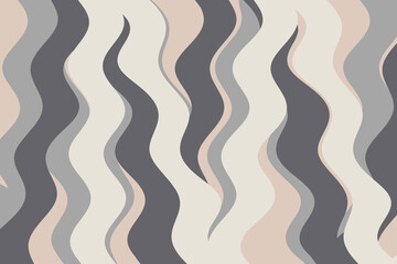 Yellow gray brown doodle abstract background. Illustration for banner, poster, card