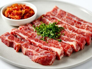 A plate of three chicken enchiladas topped with melted cheese and green sauce the enchiladas are made with corn tortillas and filled with shredded chicken the plate is garnished with chopped cilantro 