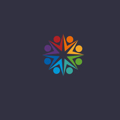 non profit logo designs vector concept. Community & Non-Profit business logo