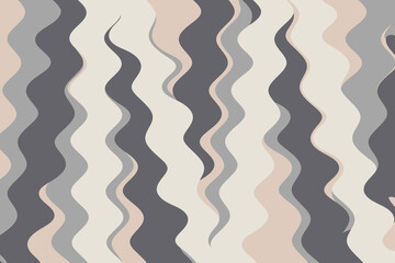 Yellow gray brown doodle abstract background. Illustration for banner, poster, card